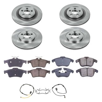 Callahan Brake Parts® - Plain Front and Rear Brake Kit