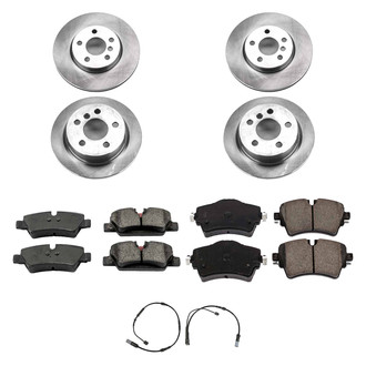 Callahan Brake Parts® - Plain Front and Rear Brake Kit
