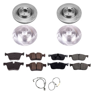 Callahan Brake Parts® - Plain Front and Rear Brake Kit