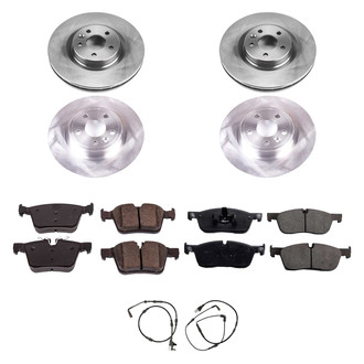 Callahan Brake Parts® - Plain Front and Rear Brake Kit