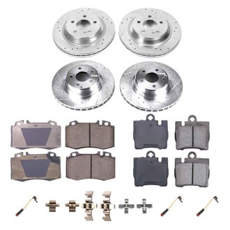 Callahan Brake Parts® - Drilled and Slotted Front and Rear Brake Kit