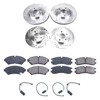 Callahan Brake Parts® - Drilled and Slotted Front and Rear Brake Kit