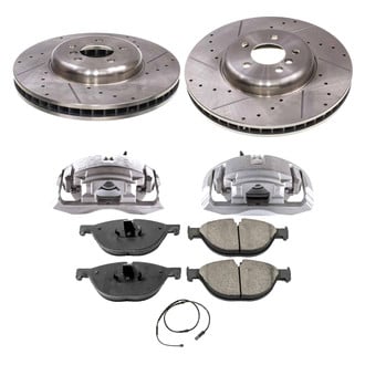 Callahan Brake Parts® - Drilled and Slotted Front Brake Kit
