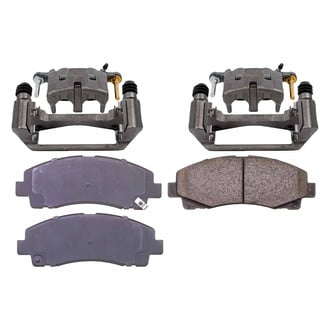 Callahan Brake Parts® - Drilled and Slotted Front Brake Kit with Calipers