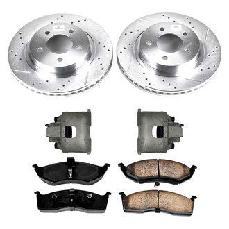 Callahan Brake Parts® K048022 - Drilled and Slotted Front Brake Kit with Calipers