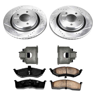 Callahan Brake Parts® K048024 - Drilled and Slotted Front Brake Kit with Calipers
