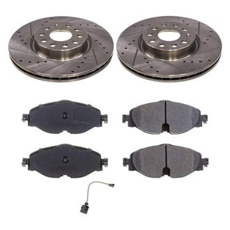 Callahan Brake Parts® - Drilled and Slotted Front Brake Kit