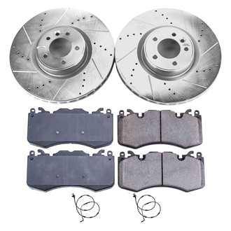Callahan Brake Parts® - Drilled and Slotted Front Brake Kit