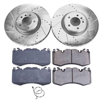 Callahan Brake Parts® - Drilled and Slotted Front Brake Kit