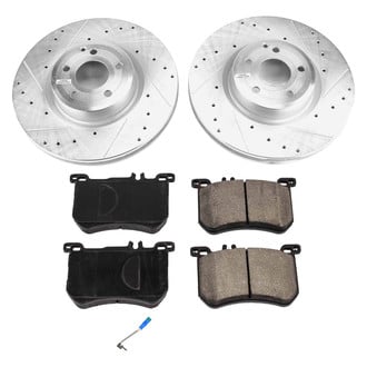 Callahan Brake Parts® - Drilled and Slotted Front Brake Kit