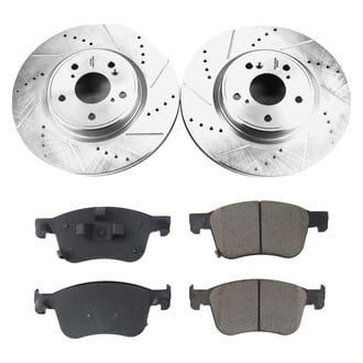 Callahan Brake Parts® - Drilled & Slotted Brake Kit