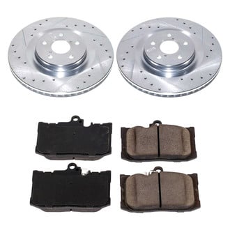 Callahan Brake Parts® - Drilled and Slotted Front Brake Kit