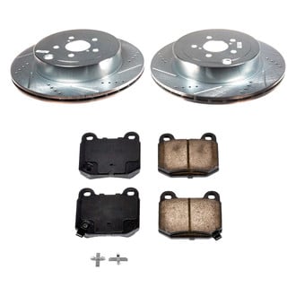 Callahan Brake Parts® - Drilled and Slotted Rear Brake Kit