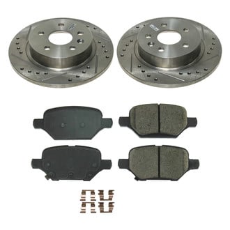 Callahan Brake Parts® - Drilled and Slotted Rear Brake Kit