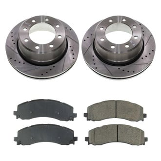 Callahan Brake Parts® - Drilled and Slotted Rear Brake Kit