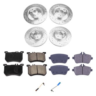 Callahan Brake Parts® - Drilled and Slotted Front and Rear Brake Kit