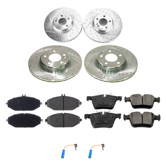 Callahan Brake Parts® - Drilled and Slotted Front and Rear Brake Kit