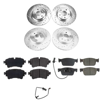 Callahan Brake Parts® - Drilled and Slotted Front and Rear Brake Kit