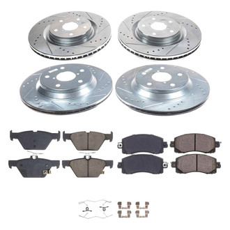 Callahan Brake Parts® - Drilled & Slotted Brake Kit