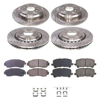 Callahan Brake Parts® - Drilled & Slotted Brake Kit
