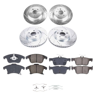 Callahan Brake Parts® - Drilled & Slotted Brake Kit