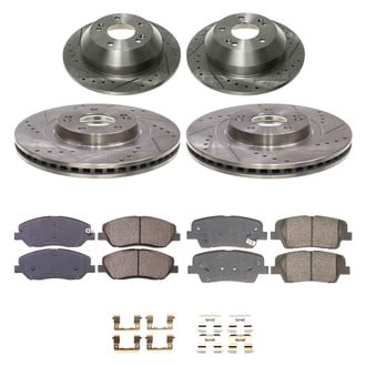 Callahan Brake Parts® - Drilled and Slotted Brake Kit