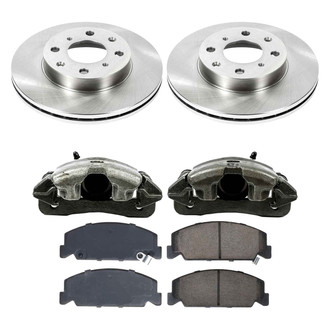 Callahan Brake Parts® - Plain Brake Kit with Calipers