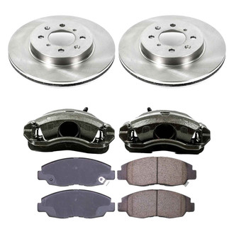 Callahan Brake Parts® - Plain Brake Kit with Calipers