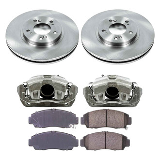 Callahan Brake Parts® OEC02011 - Plain Front Brake Kit with Calipers