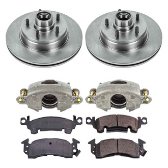 Callahan Brake Parts® - Plain Brake Kit with Calipers