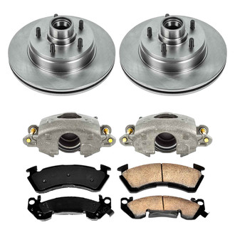 Callahan Brake Parts® OEC02111 - Plain Front Brake Kit with Calipers