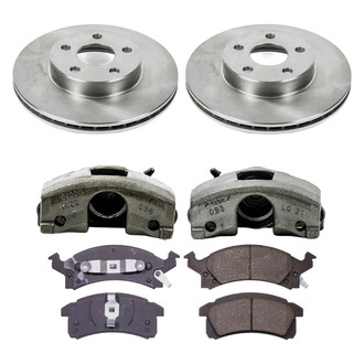 Callahan Brake Parts® - Plain Brake Kit with Calipers