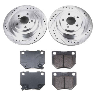 Callahan Brake Parts® - Drilled and Slotted Rear Brake Kit