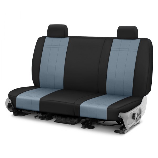  CalTrend® - Cordura 3rd Row Charcoal & Black Custom Seat Covers