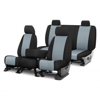 UKB4C Modern Black Front Set Car Seat Covers for Toyota Previa All Models