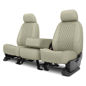 CalTrend® - Diamond Quilted 1st Row Sandstone Custom Seat Covers