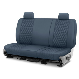 CalTrend® - Diamond Quilted 2nd Row Dark Gray Custom Seat Covers