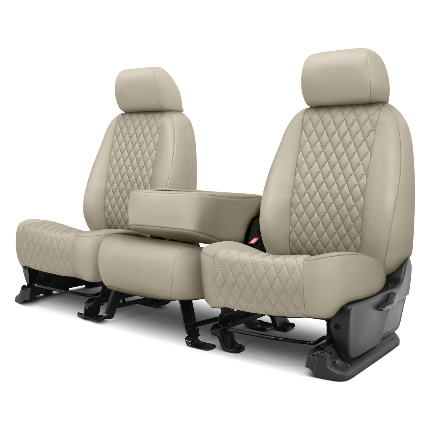 CalTrend® DG113-05DS - Faux Leather Diamond Shield Quilted