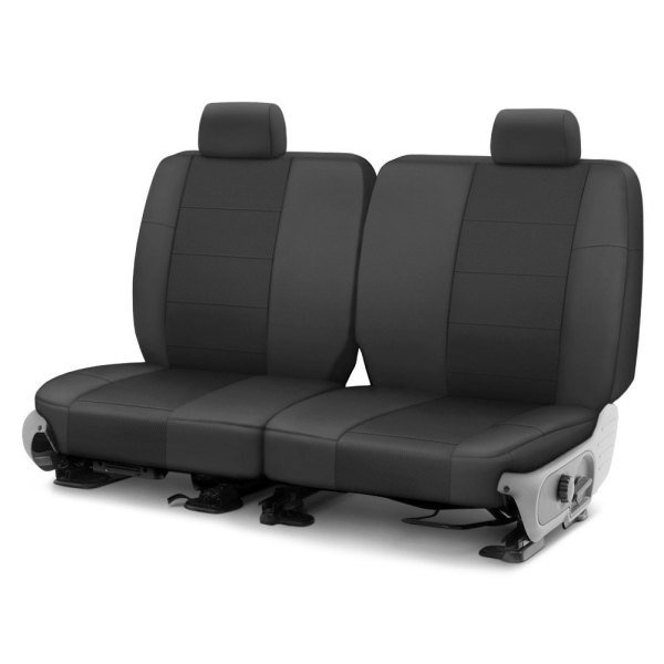  CalTrend® - I Can't Believe It's Not Leather Sport™ 2nd Row Charcoal Custom Seat Covers