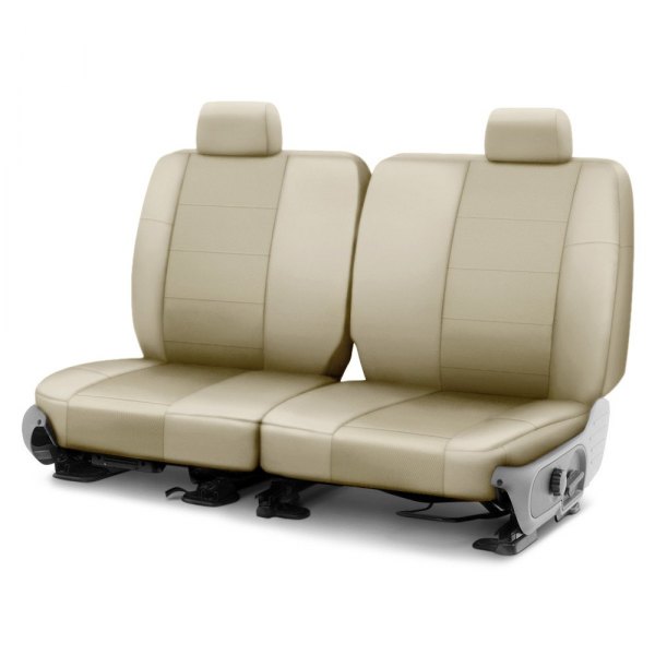  CalTrend® - I Can't Believe It's Not Leather Sport™ 2nd Row Sandstone Custom Seat Covers