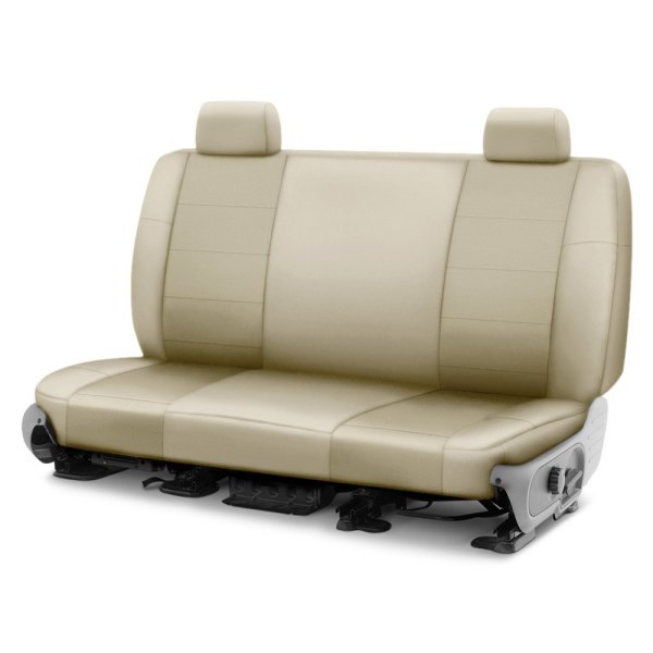  CalTrend® - I Can't Believe It's Not Leather Sport™ 1st Row Sandstone Custom Seat Covers
