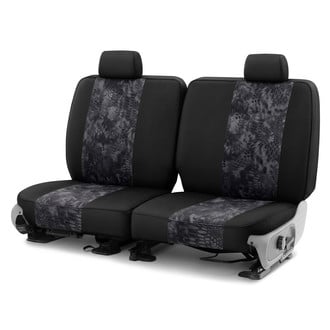 CalTrend® - Kryptek™ Cordura 2nd Row Typhon & Black Custom Seat Covers