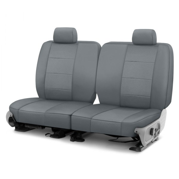  CalTrend® - Retro Weave 3rd Row Light Gray Custom Seat Covers