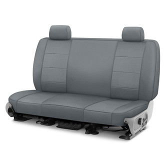 CalTrend® - Retro Weave 3rd Row Light Gray Custom Seat Covers