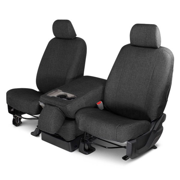  CalTrend® - Smart Denim® 2nd Row Black Custom Seat Covers