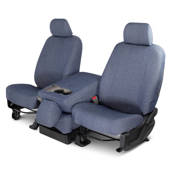  CalTrend® - Smart Denim® 2nd Row Blue Custom Seat Covers