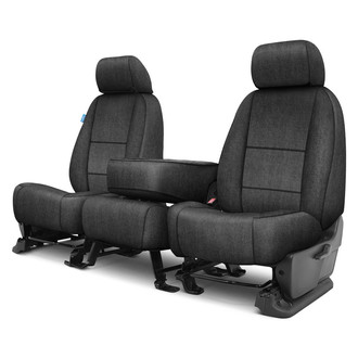 CalTrend® - Smart Denim® 2nd Row Black Custom Seat Covers