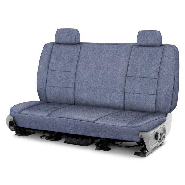  CalTrend® - Smart Denim® 2nd Row Blue Custom Seat Covers