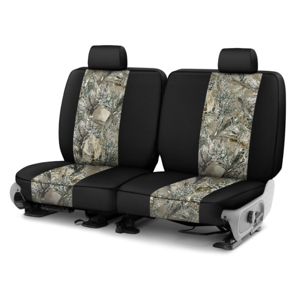  CalTrend® - TrueTimber® Camo 2nd Row Black & MC2 Custom Seat Covers