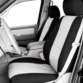 CalTrend® - Black and White Seat Covers